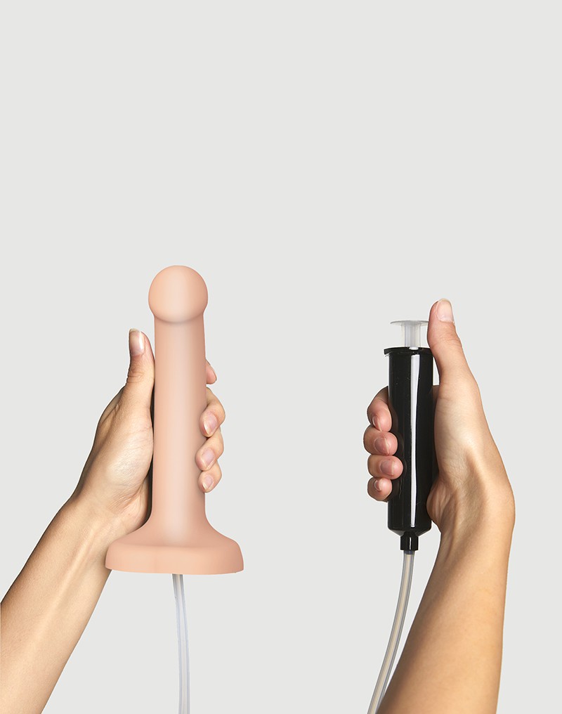 Strap-On-Me - Squirting Cum Dildo Größe S - Nude – Bild 4
