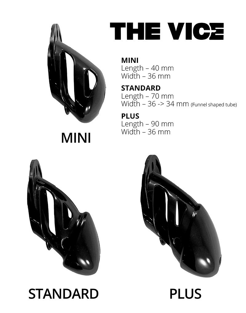 The Vice - Keuschheitskäfig Plus - Schwarz – Bild 3