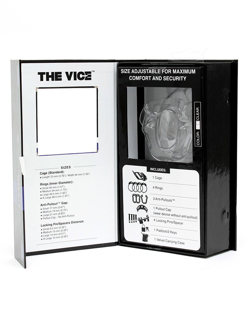 The Vice - Keuschheitskäfig Plus - Violet – Bild 8