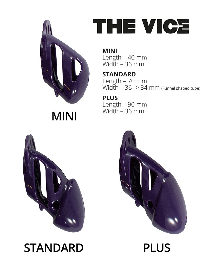 The Vice - Keuschheitskäfig Plus - Violet – Bild 9