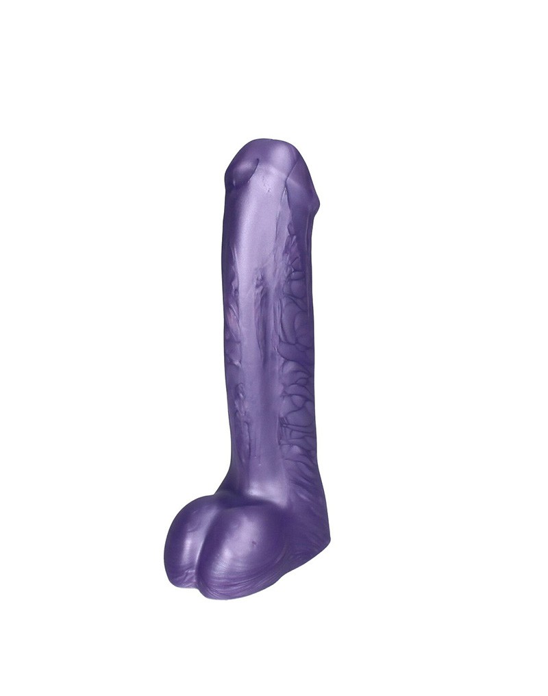 Ylva & Dite – Icarus – Dildo mit Hoden – Dunkelviolett